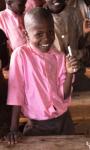 We promised every child in Kaluoki Village a pencil or pen--and we delivered.  Much joy over a mere pencil!